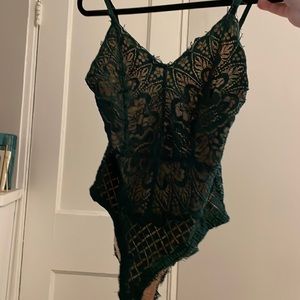 Green bodysuit